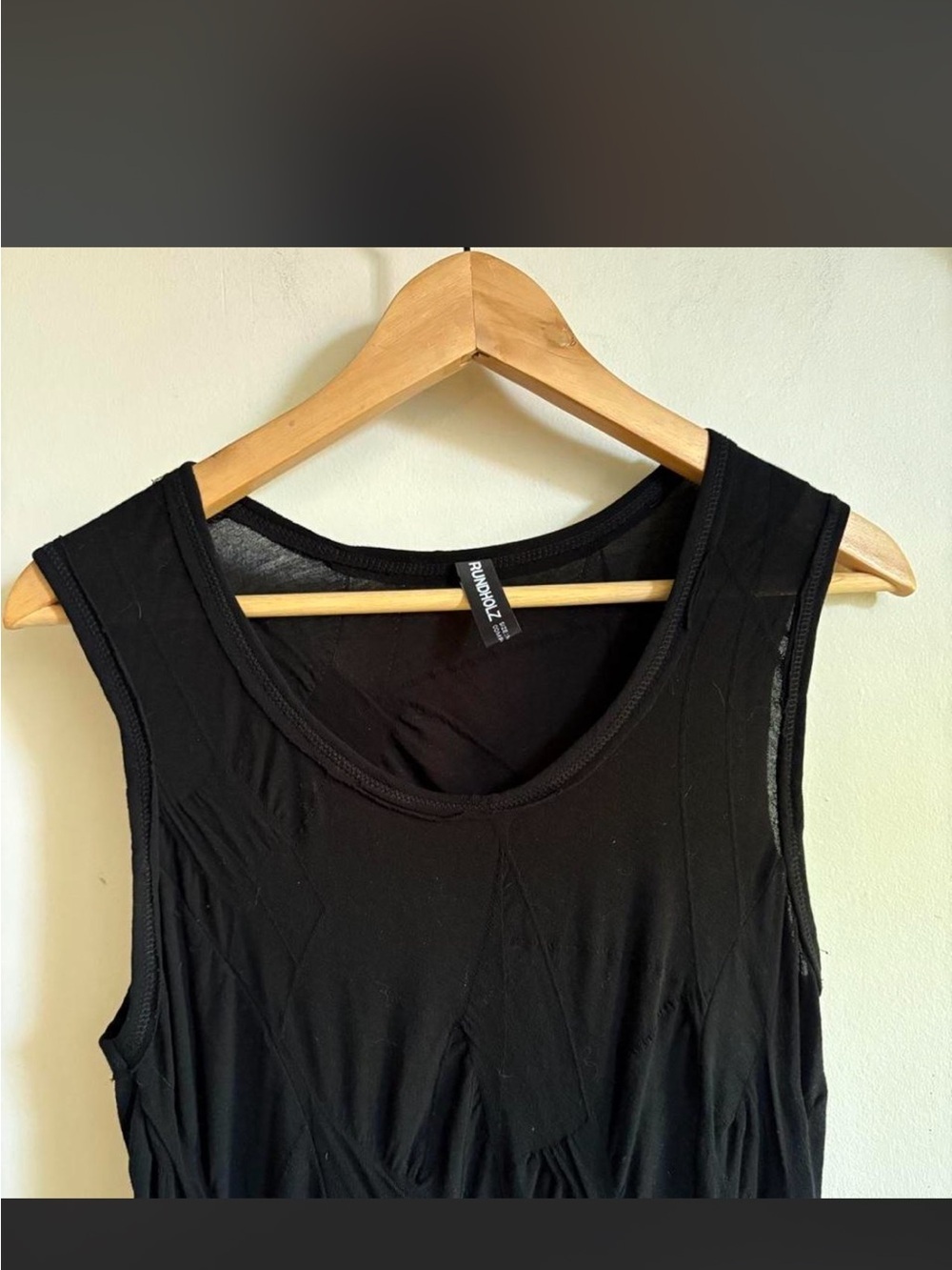 Asymetrical avant-garde mini-dress — Rundholz - Picture 5 of 5